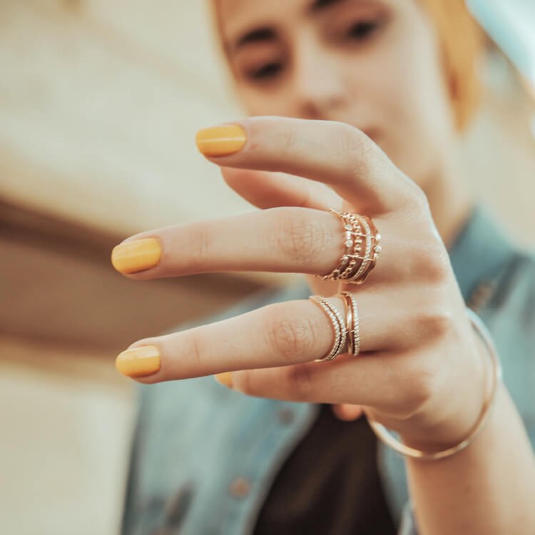 Nail care at Reshu Salon